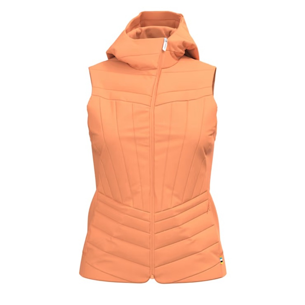 SmartWool Women Smartloft Vest Jacket Sz XL  Insulated Merino Wool Blend Apricot